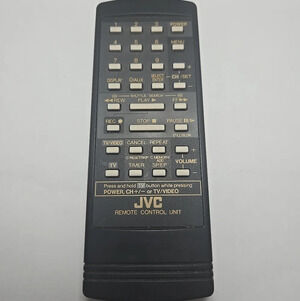 JVC GUR64EC1086 VCR TV Remote Control RX307TN RX307TNJM RX309TN